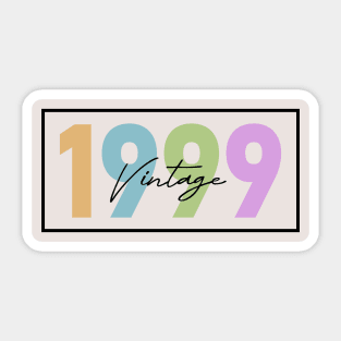 vintage 1999 Sticker